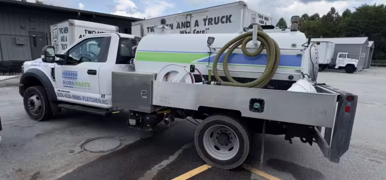 Porta potty Truck for RV pumping