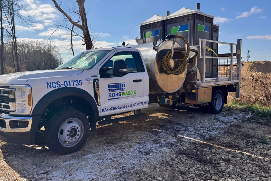 Ross Waste RV and potty truck